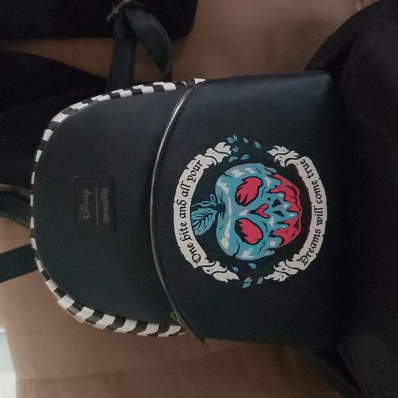 Snow white poison Apple loungefly mini backpack